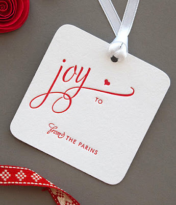 calligraphy Gift tags wedding