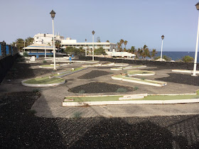 Minigolf San Antonio in Lanzarote. Photo by Les Tubby, July 2018