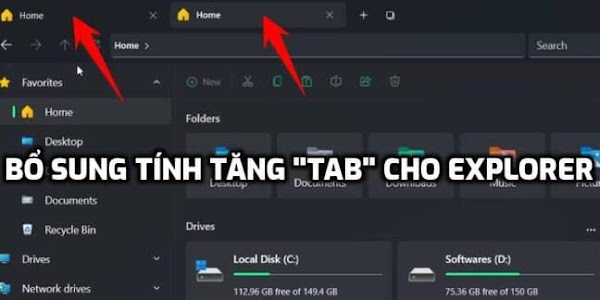 Files – Thêm tính năng Tab cho Explorer