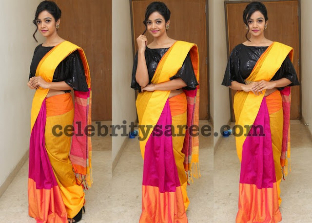 Nithya Shetty Silk Saree