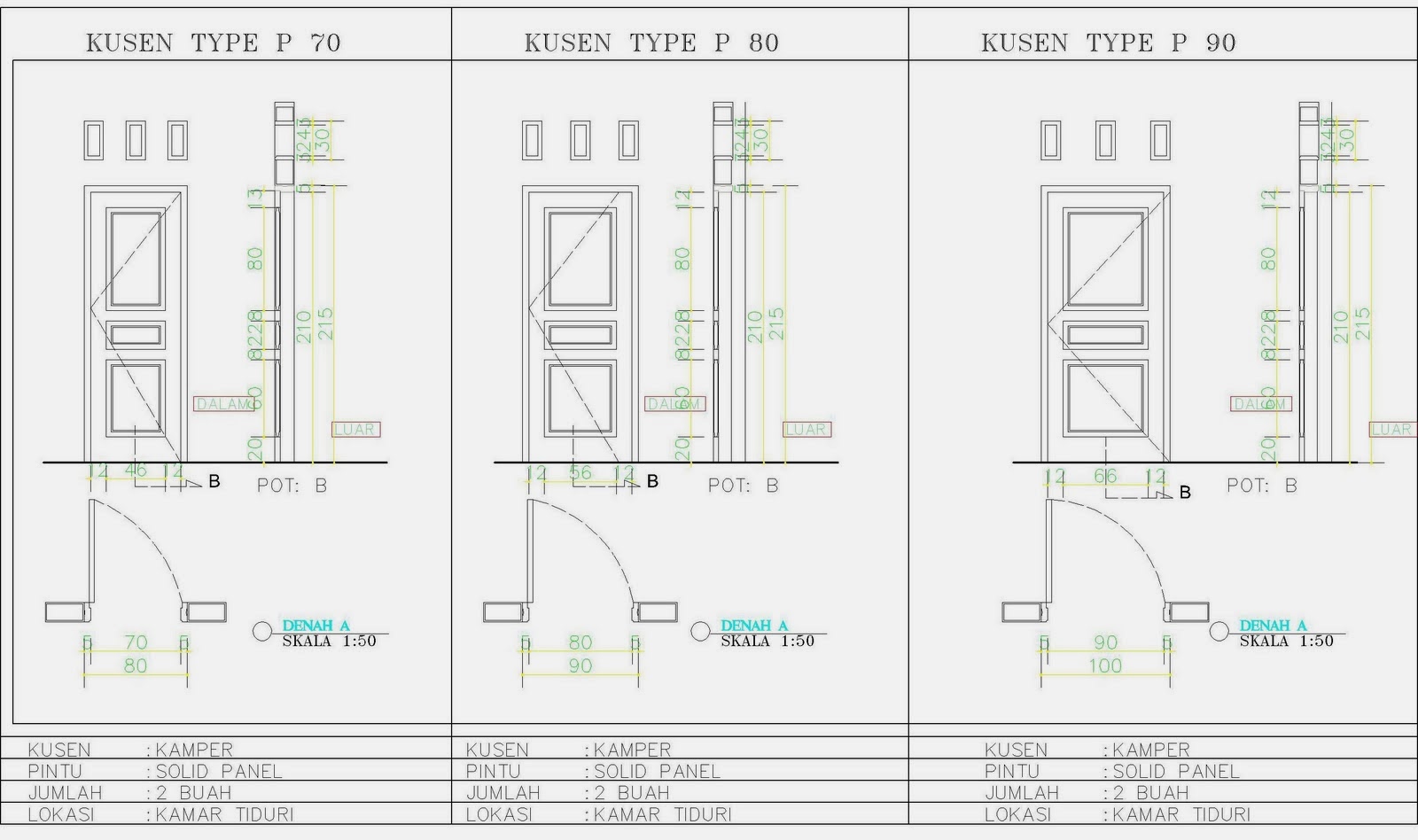 Gambar Sketsa Kusen Pintu Dan Jendela Sobsketsa