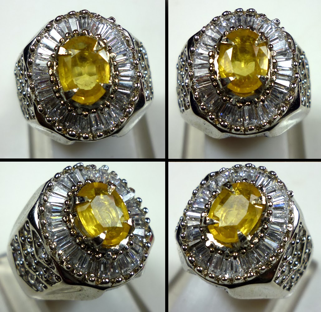 Batu Mulia Yellow Sapphire Corundum