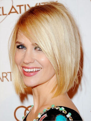 Short Blonde Straight Bob Hairstyles