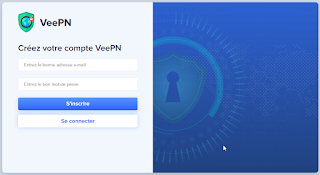 S'inscrire VeePN vpn