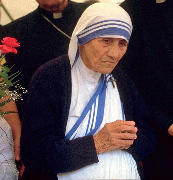 Mother Teresa wins the Nobel Peace Prize becoming the first Indian female
