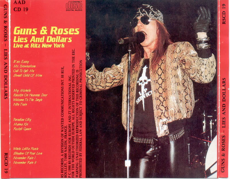pictures of back door brazil Live at the Ritz Guns N' Roses CD | 800 x 622