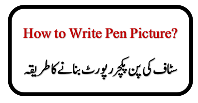 How to Write Pen Picture of Your Staff annual Basis Guideline for Principal