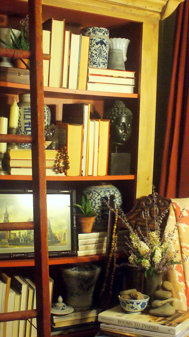 Color Outside the Lines: Day 3/33: Bedroom Bookshelves