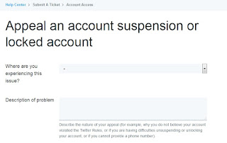 Mengaktifkan Kembali Akun Twitter Suspended