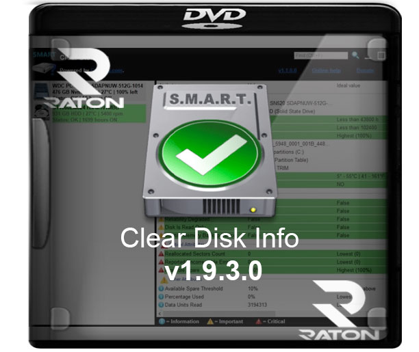 Portable Clear Disk Info 1.9.3.0 2020