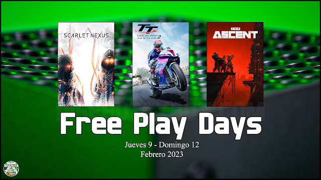 Días de juego gratis (del 9 al 12 febrero 2023) #freeplaydays