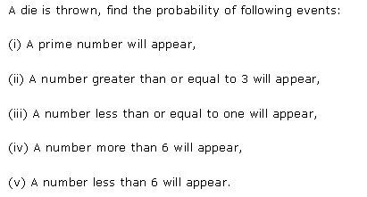 Solutions Class 11 Maths Chapter-16 (Probability)