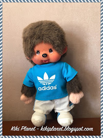 kiki monchhichi, monchhichi X adidas warm up baby jogging peluche concept store colette limited collector édition limitée