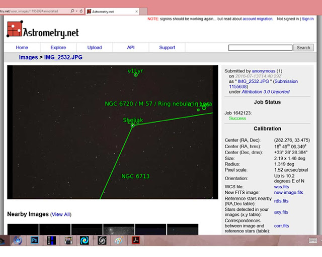 Sheliak and M57