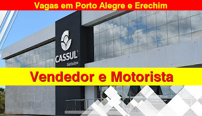 Distribuidora abre vagas para Motorista e Vendedores em Erechim e Porto Alegre