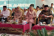 Herman Deru Bersama Bupati OKU Timur Hadiri Pengajian Akbar dan Wisuda Tahfidz Santri TPQ Al-Muttaqin Di Desa Aman Jaya. 