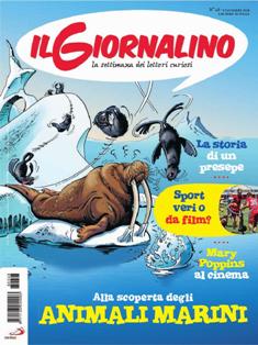 Il Giornalino. La settimana dei lettori curiosi 2018-48 - 9 Dicembre 2018 | ISSN 1123-0541 | TRUE PDF | Settimanale | Fumetti Classici | Attualità | Società | Ragazzi
Il Giornaliino è una storica rivista italiana di ispirazione cattolica pubblicata a periodicità settimanale, che contiene fumetti e rubriche di vario genere.
Il Giornaliino è una rivista adatta ai bambini di età compresa tra i 6 e i 20 anni anche se sono molti gli adulti che, leggendo la rivista da ragazzi continuano a leggerla rendendone testimonianza nelle lettere inviate alla rivista.