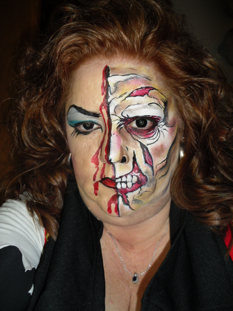 Halloween Body Painting