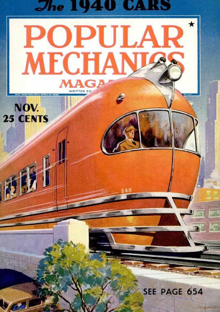 Portadas de la revista Popular Mechanics en los años 30