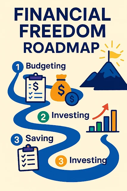 Visual roadmap to financial freedom in 2025.