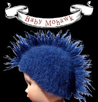 Topi Bayi Lucu Dengan Gaya "Mohawk"