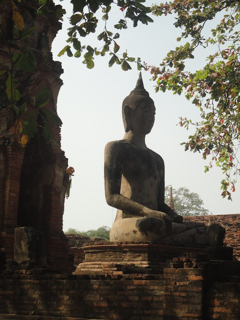 Wat Mahathat, temple Thaïlande, Ayutthaya, location vélo, guesthouse