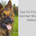 Tips for First Time German Shepherd Owners