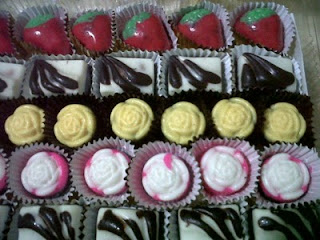 coklat bunga ros