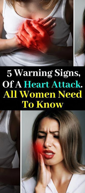 Here Are 5 Warning Signs Of A Heart Attack. All Women Need To Know!!!