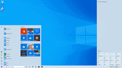 Tampilan Desktop Windows 10 Pro 20H2 (2009) Update Oktober 2020