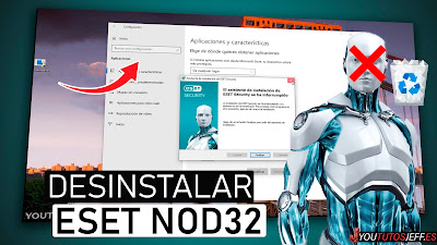 desinstalar eset nod32