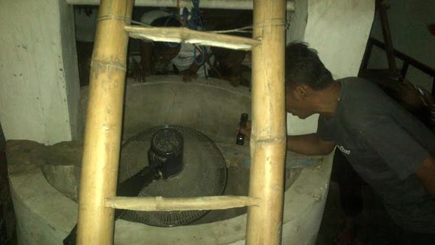 Korban Terpeleset Kedalam Sumur, Saat Perbaiki Mesin Pompa Air