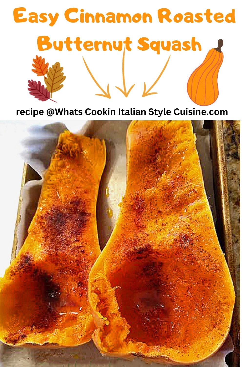 pin for later how to roast butternut squash with butter and cinnamon sugar