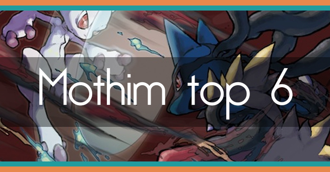 Mothim Top 6 vai começar a temporada VGC 17