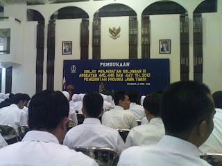 Diklat prajabatan pembukaan islamic center surabaya