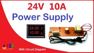 How to make 24v and 10amp power supply easy at home