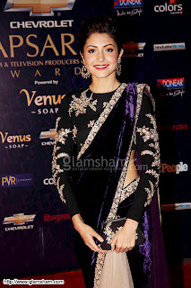 Anushka Sharma in Saree Hot Photos
