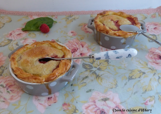 Mini-pies aux fraises-basilic et caramel au vinaigre balsamique