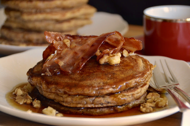 CARROT CAKE SOURDOUGH PANCAKES