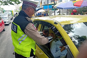 Sat Lantas Polres Gowa Beri Teguran pada Pengemudi Tak Memakai Safety Belt