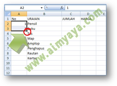 Penomoran atau memperlihatkan nomor urut bagi baris atau kolom di  Ahli Matematika Cara Membuat Penomoran Otomatis Hingga Akhir Tabel Di Microsoft Excel