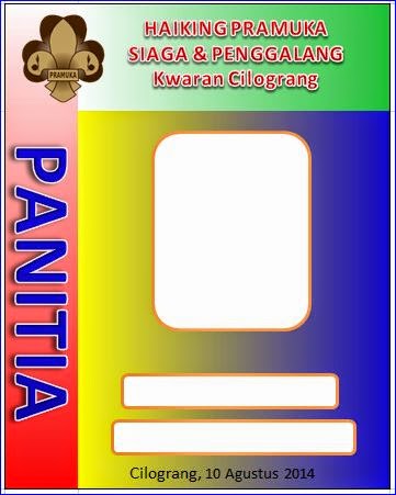 Contoh Id Card Kegiatan Pramuka - How To AA