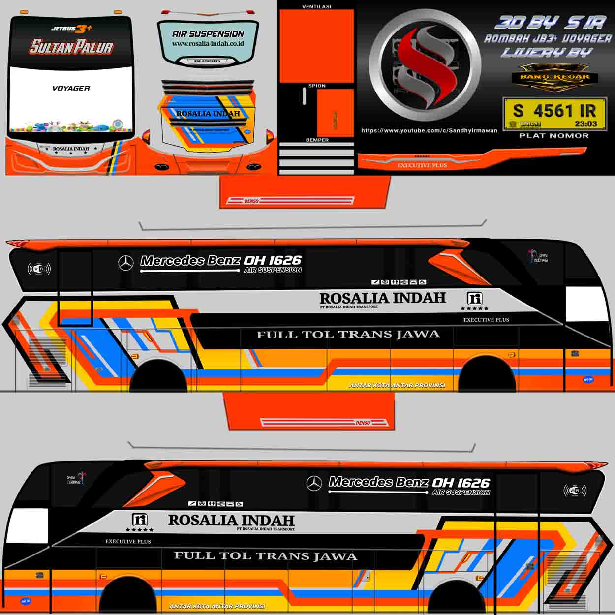 livery rosalia indah sadewa shd