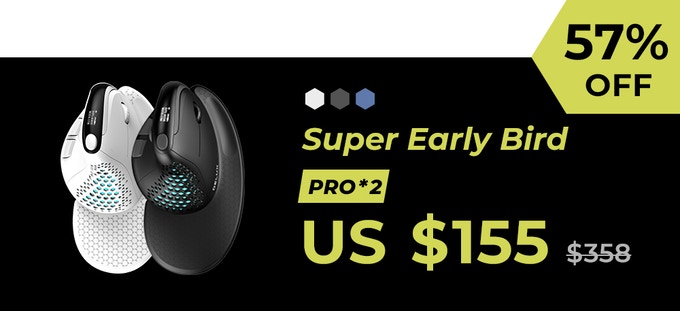 Delux Seeker Ergonomic Vertical Mouse with OLED Screen Full Spectrum Light Vertical Mouse with Display Screen & Customizable Controls for Better Handling Experience and Ergonomic Comfort.