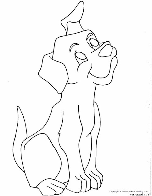 Husky Coloring Page