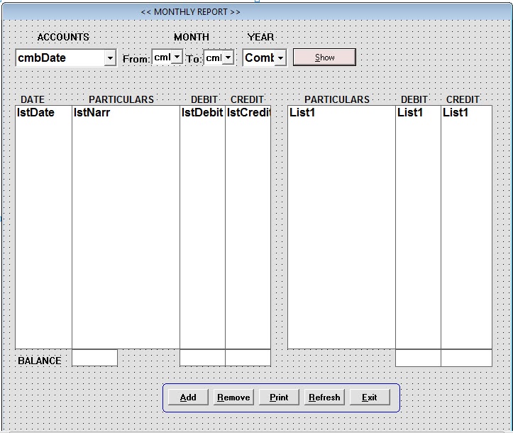 Source Coding Program Accounting v.1 Lengkap Di VB6