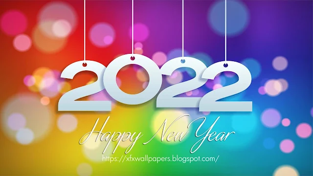 iPhone Wallpaper Colorful 2022 New Year