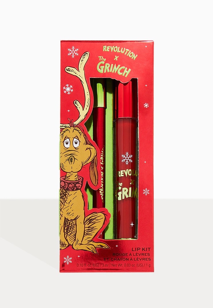 THE GRINCH X REVOLUTION LITTLE MAX LIP SET