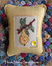 Punch Needle Embroidery by Rose Clay at ThreeSheepStudio.com