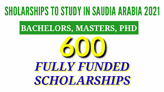 600 FULLY FUNDED SCHOLARSHIP IN THE KIGDOM OF SAUDIA FOR PAKISTANI STUDENTS